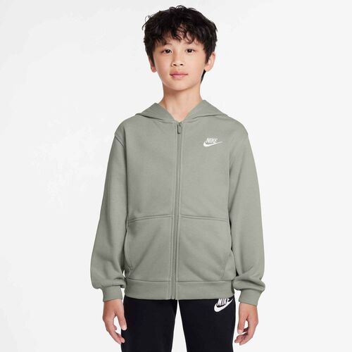 Nike Nike Club Fleece Big Kids French T - spruce fog/white