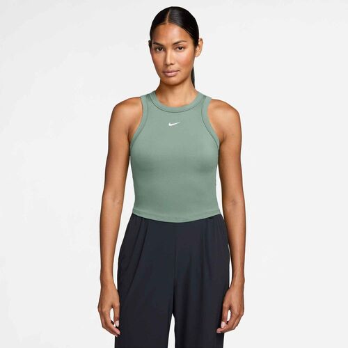 Nike Nike One Fitted WomenS Dri-Fit Cro - steam/white
