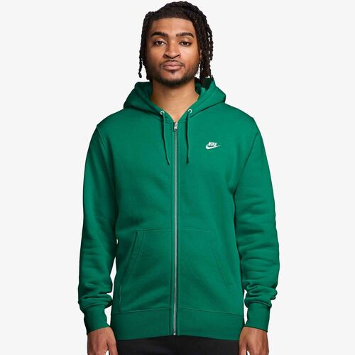Nike Nike Club MenS Full-Zip Fleece Hoo - malachite/malachite/white