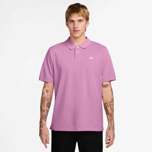 Nike Nike Club MenS Short-Sleeve Polo - lt magenta/white