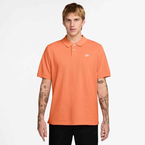 Nike Nike Club MenS Short-Sleeve Polo - orange frost/white