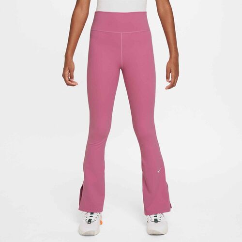 Nike Nike One Girls Dri-Fit Flared Legg - peony/white