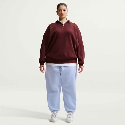 Nike W Nsw Phnx Flc Hr Os Pant 2 - hydrogen blue/sail