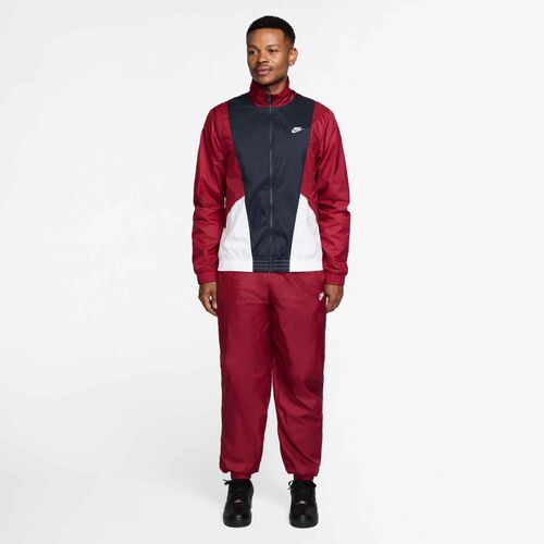 Nike Nike Club MenS Woven Tracksuit - team crimson/white/obsidian/white