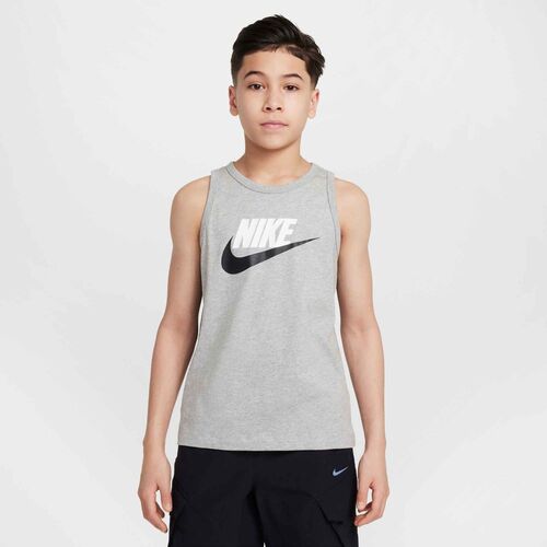 Nike Nike Sportswear Big Kids Tank Top - dk grey heather/black