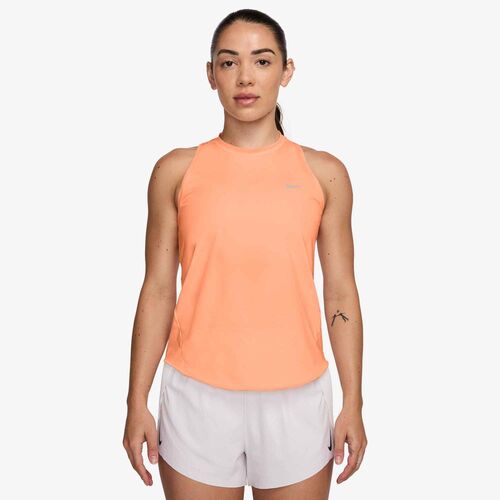 Nike W Nk Swift Df Tank Top - orange pulse/reflective silv