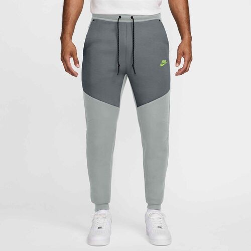 Nike Nike Tech MenS Fleece Joggers - lt smoke grey/cool grey/volt