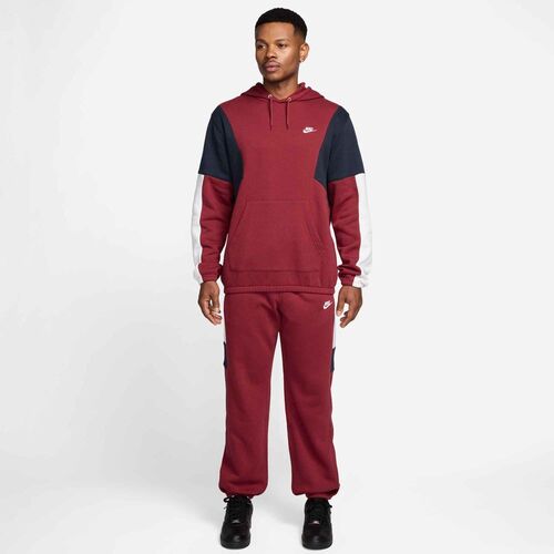 Nike M Nk Club Fleece Hded Track Gx (Con - team crimson/white/obsidian/white