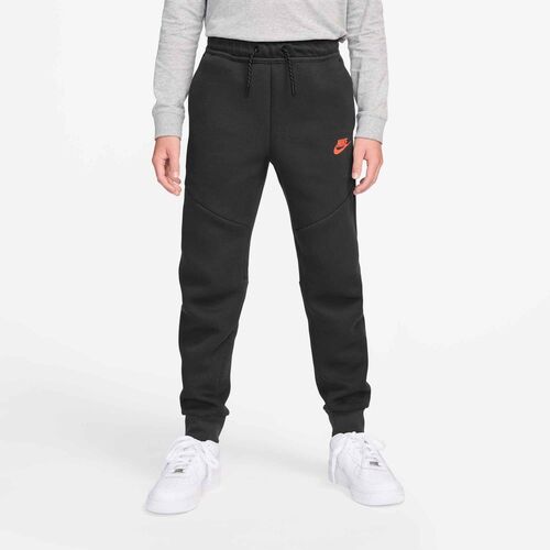 Nike Nike Sportswear Tech Fleece Big Kid - black/black/turf orange