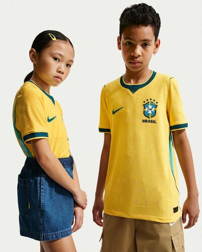Nike Cbf Y Kinder Nk Dfadv Jsy Ss Match Hm - canary/light menta/geode teal
