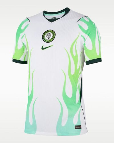Nike Nff M Nk Dfadv Jsy Ss Match Aw - white/green glow/black