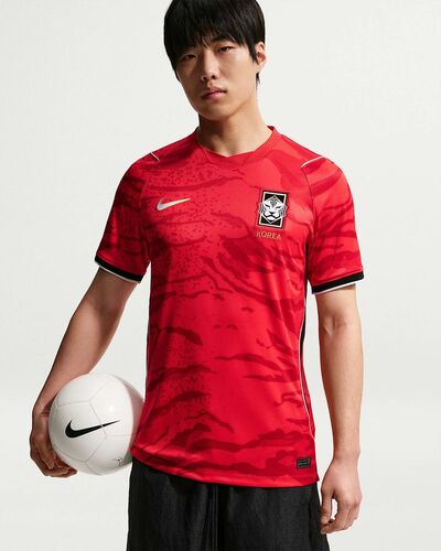 Nike As Kor M Nk Df Jsy Ss Stad Hm - global red/black/white/club gold