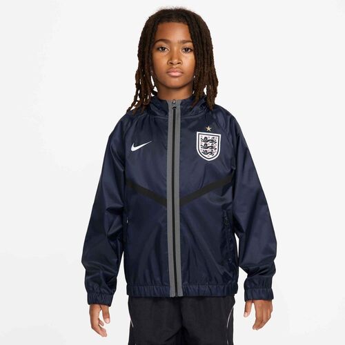 Nike England 2025/26 Big Kids Nike Dri- - obsidian/black/white