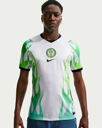 Nike Nff M Nk Df Jsy Ss Stad Aw - white/green glow/black