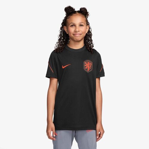 Nike Knvb Y Kinder Nk Df Strk Ss Top K - black/hyper crimson/hyper crimson