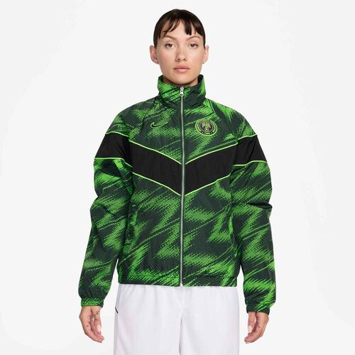 Nike Nff W Nsw Uv Wvn Nk Wr Jacke - pro green/black/electric green