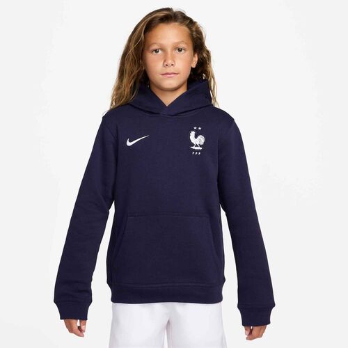 Nike Fff B Nsw Club Po Hoodie - blackened blue/white