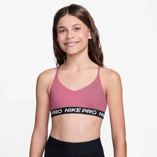 Nike Nike Pro Big Kids (Girls) Indy Br - peony/black/white