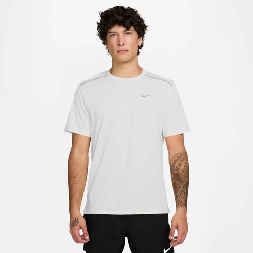 Nike Nike Miler MenS Dri-Fit Uv Short-S - white/reflective silv