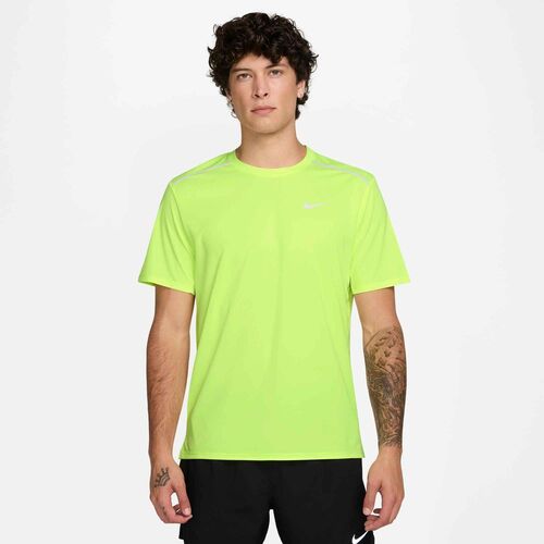 Nike Nike Miler MenS Dri-Fit Uv Short-S - volt ice/reflective silv