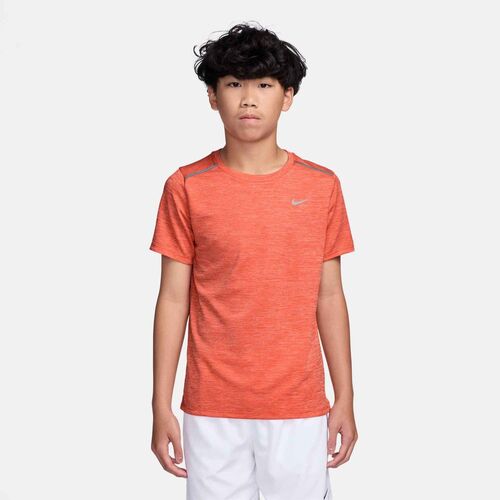 Nike Nike Miler Big Kids Dri-Fit Short- - turf orange/reflective silv