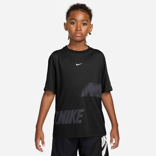 Nike B Nk Df Multi Ss Top Bold Gx - black/white