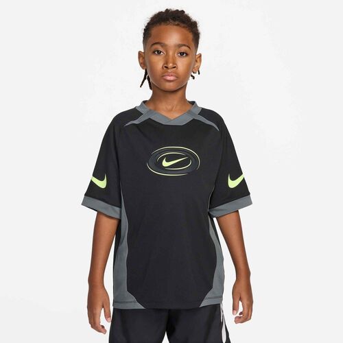 Nike B Nk Df Multi Ss Top Love - black/smoke grey/lt liquid lime