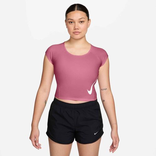 Nike Nike Swoosh Run WomenS Dri-Fit Sho - peony/photon dust/reflective silv/w