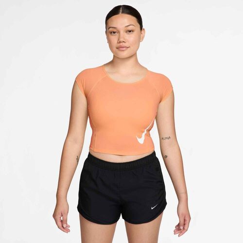 Nike Nike Swoosh Run WomenS Dri-Fit Sho - orange pulse/photon dust/white