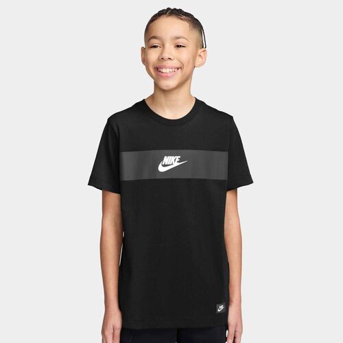 Nike Nike Sportswear Big Kids T-Shirt - black/white