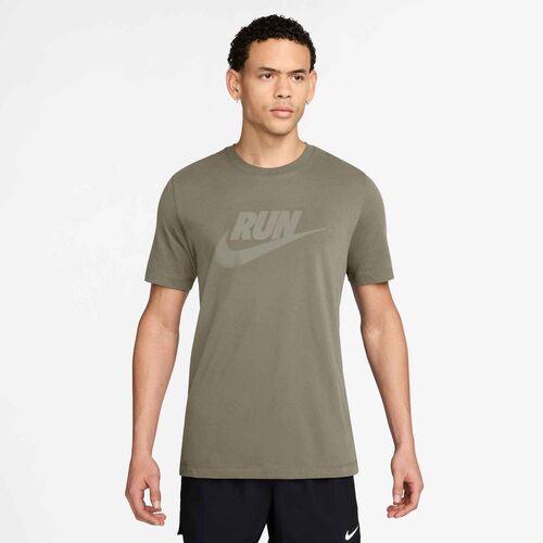 Nike Nike MenS Dri-Fit Running T-Shirt - silver sage/spruce fog