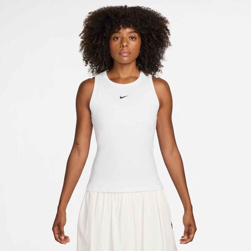 Nike W Nsw Rib Tight Tank (Consumer Faci - white/black