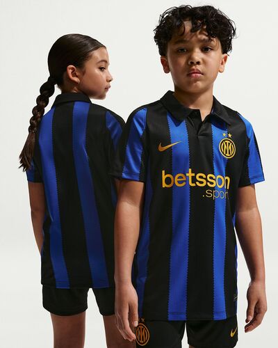 Nike Inter Y Kinder Nk Df Jsy Ss Stad Hm - lyon blue/black/university gold