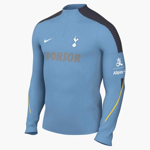 Nike Thfc M Nk Df Strk Drill Top K - light blue/obsidian/white