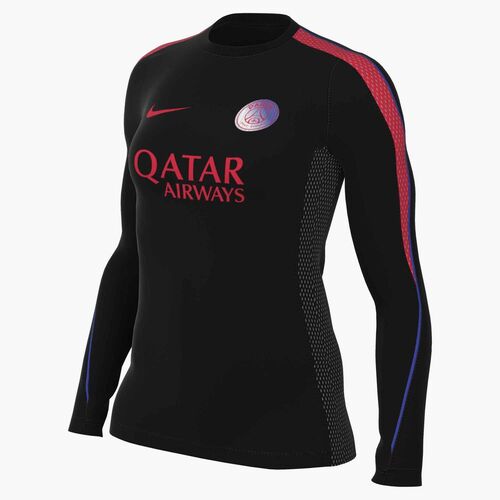Nike Psg W Nk Df Strk Crew Top K - black/global red/global red