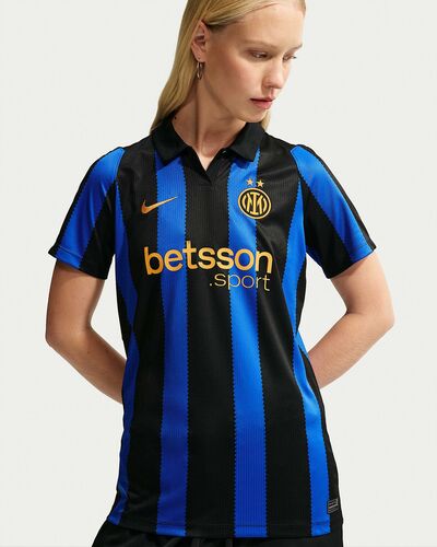 Nike Inter W Nk Df Jsy Ss Stad Hm - lyon blue/black/university gold