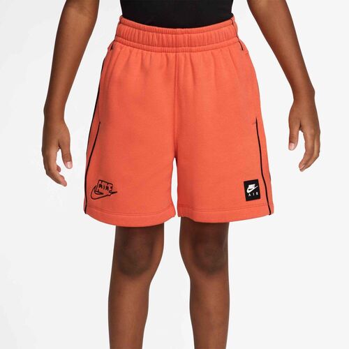 Nike Nike Air Big Kids Fleece Shorts - turf orange/black/black