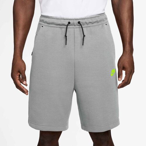 Nike M Nk Tech Flc Short - lt smoke grey/volt