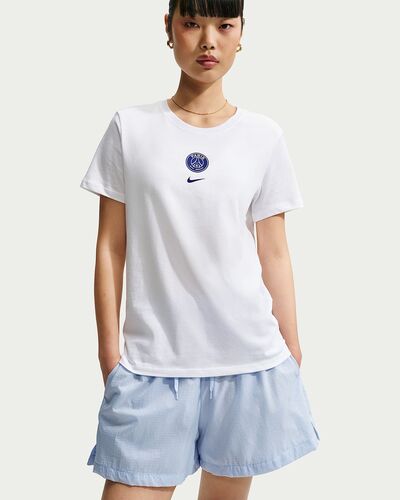 Nike Psg W Nk Crest Tee - white