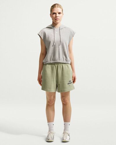 Nike Nike Fleece WomenS Boyfriend Short - olive aura