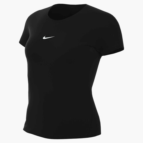 Nike W Nk One Fitted Ss Top - black/white