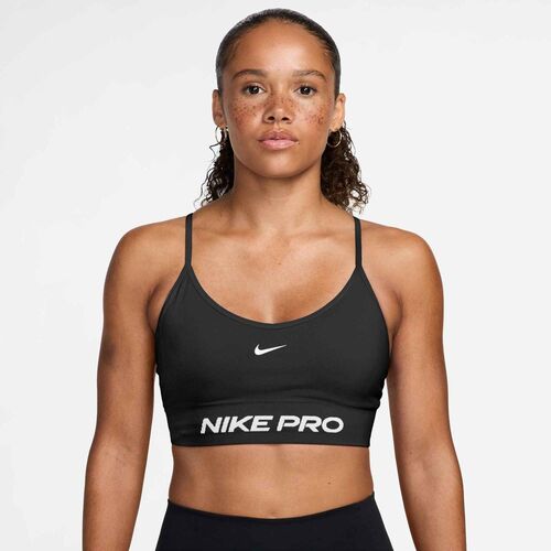 Nike W Np Df Smls Ls Bra Wt - black/white