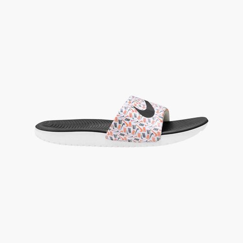 Nike Kawa Slide Aop (Gs/Ps) - white/black-total orange