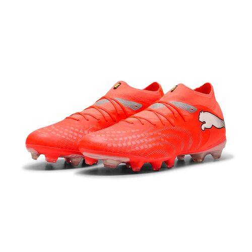 Puma FUTURE 9 PRO FG/AG - Glowing Red-PUMA White-PUMA Black-PUMA Silver