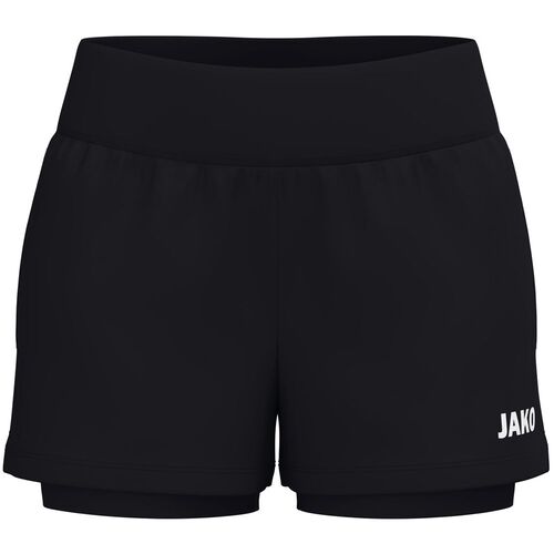 Jako 2-In-1 Short One Damen - schwarz
