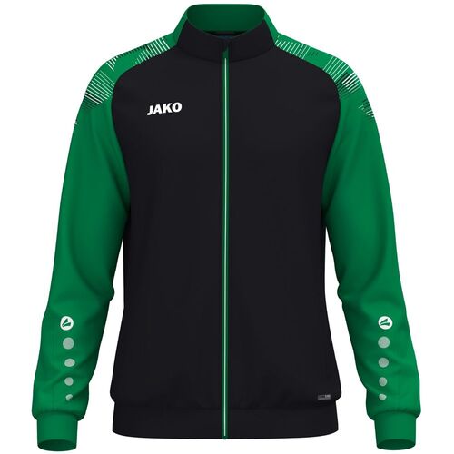 Jako Polyesterjacke Sonic - schwarz/gr�n