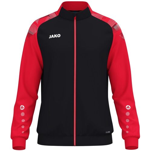 Jako Polyesterjacke Sonic - schwarz/rot