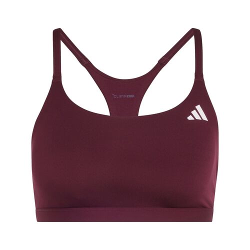 adidas Opt Ess Ls Bra - maroon