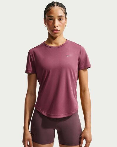 Nike W Nk Tempo Df Ss Top - pink smoke/reflective silv