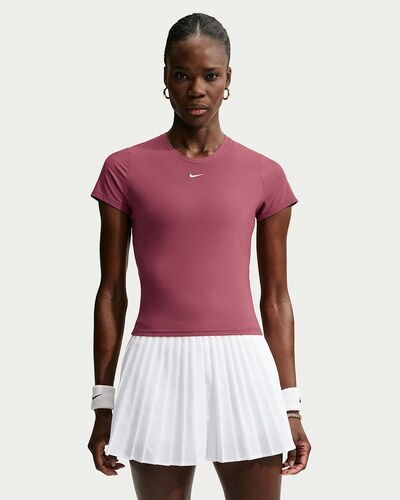 Nike W Nk Df Vctry Ss Top - pink smoke/white